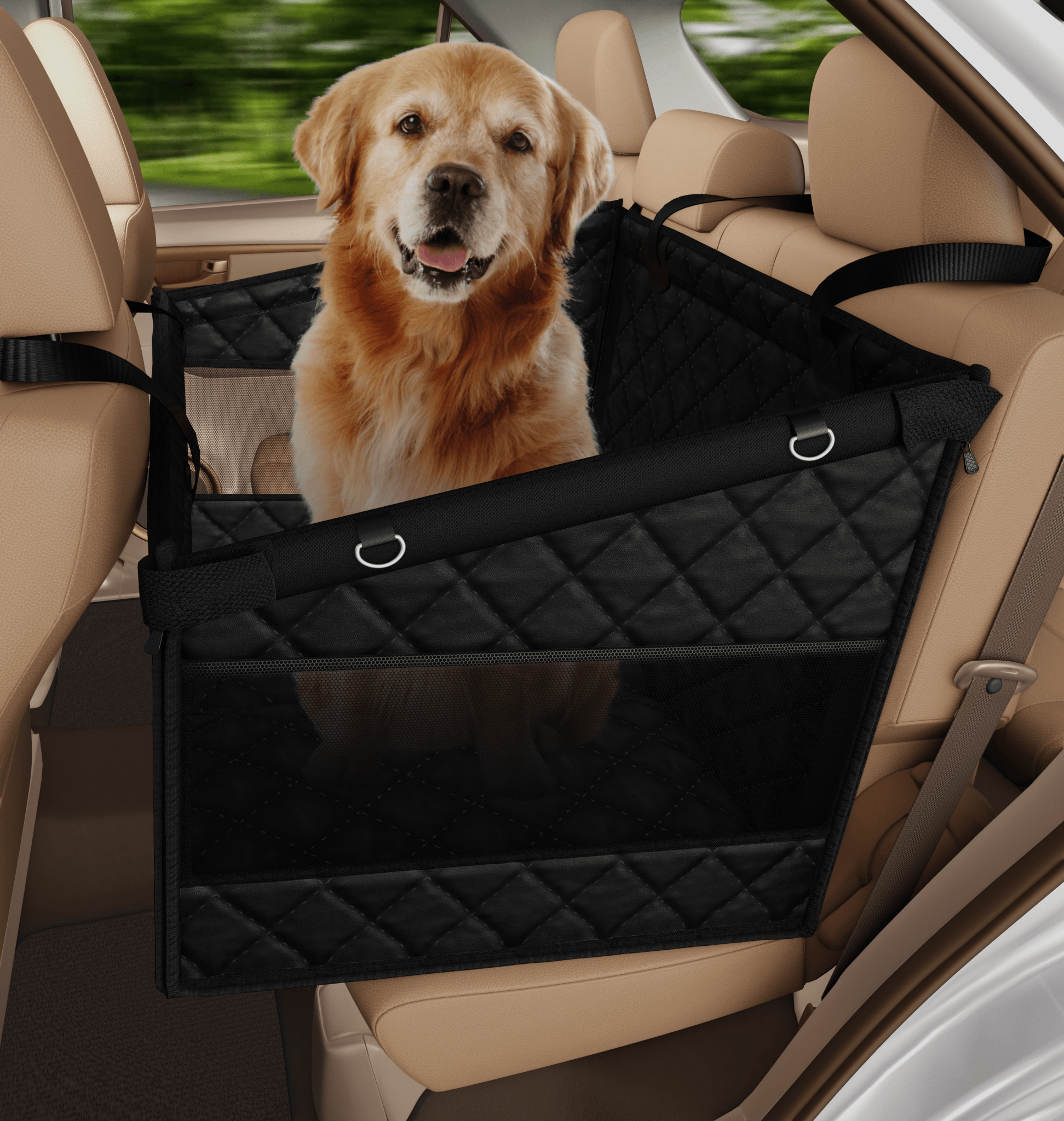Katziela Double Seated Dog Car Seat Cover
