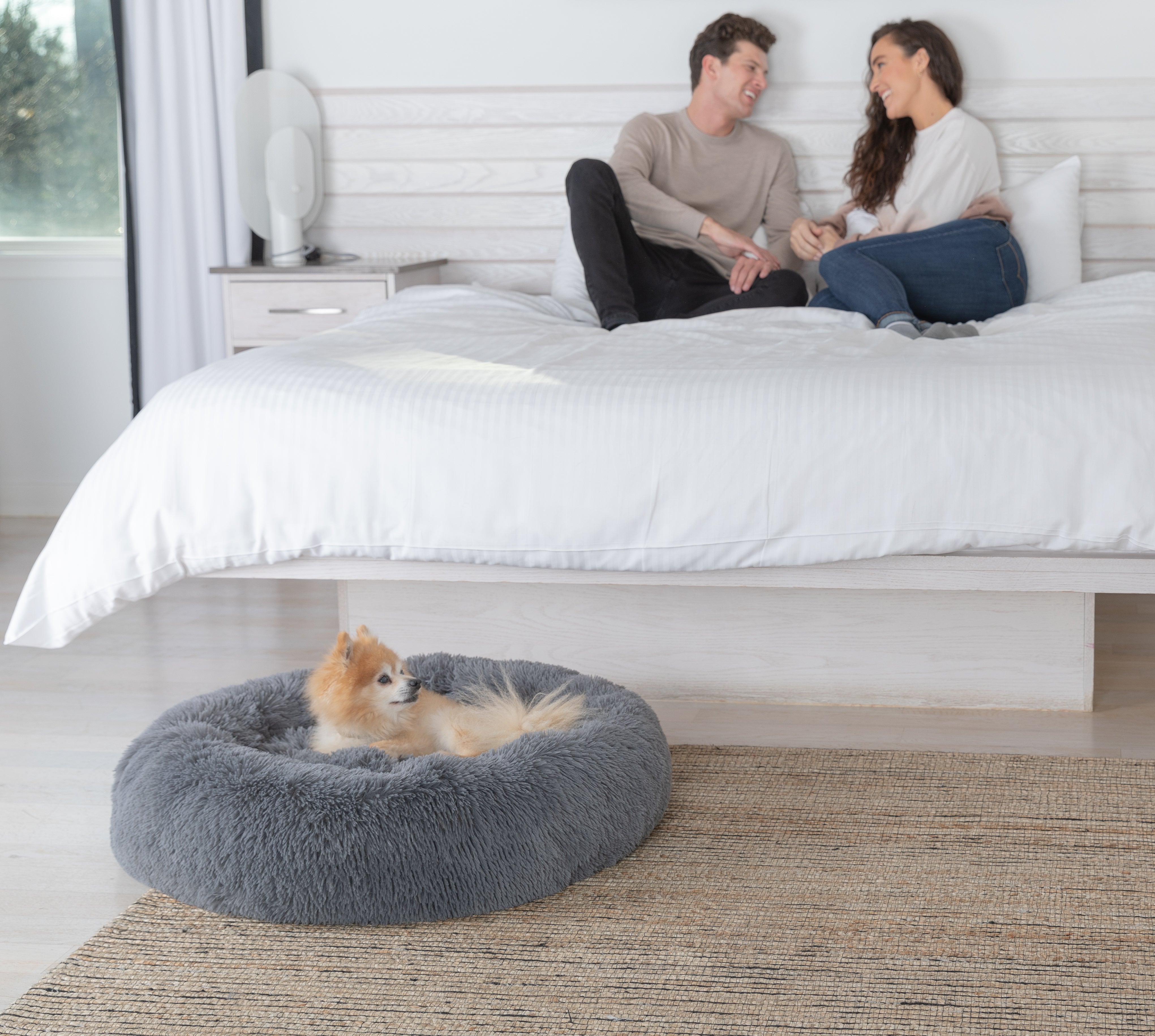 Calming Dog Bed for Large, Medium and Small Pets