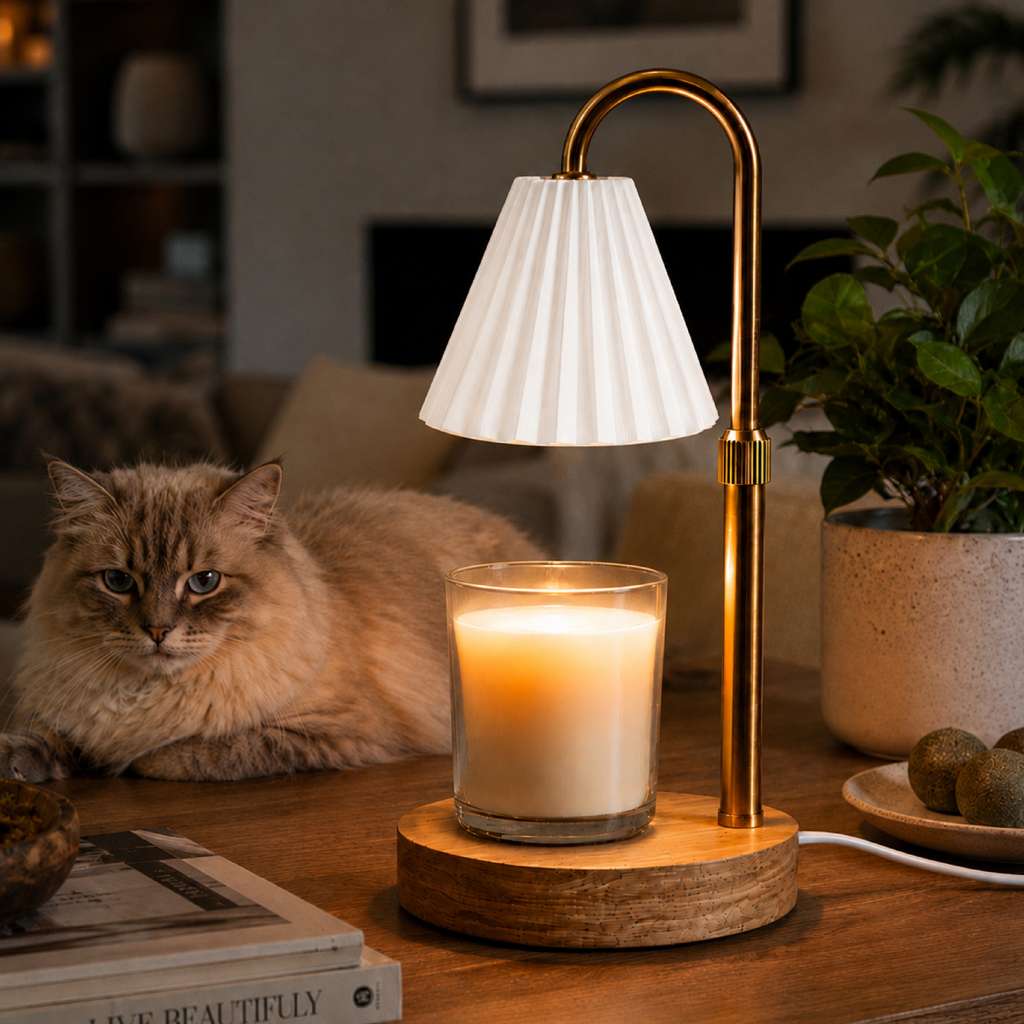Katziela Pet Friendly Candle Warmer Lamp with Timer