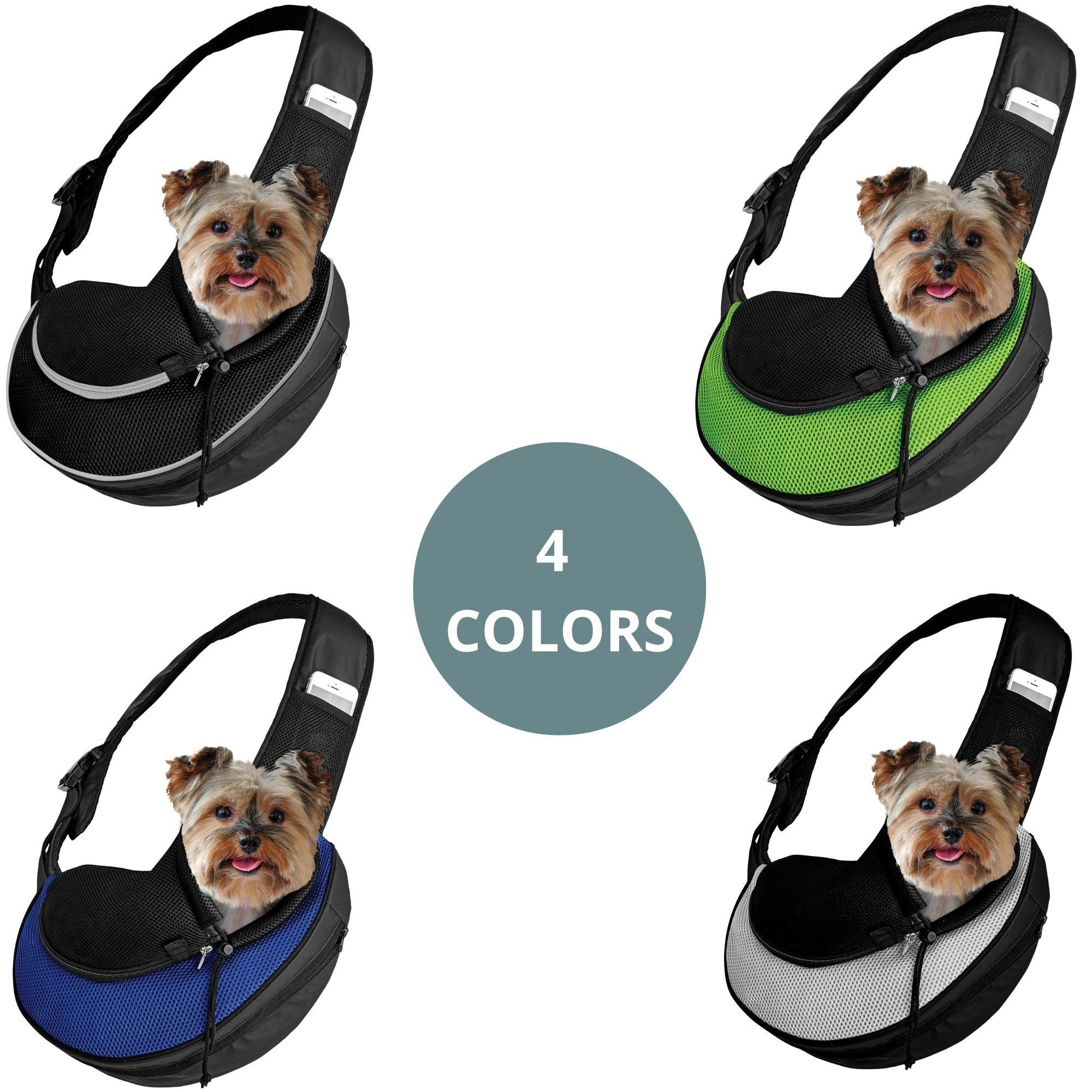 Expandable Sling Bag - Front Shoulder Pet Carrier for Small Dog, Cat and Puppy - Katziela