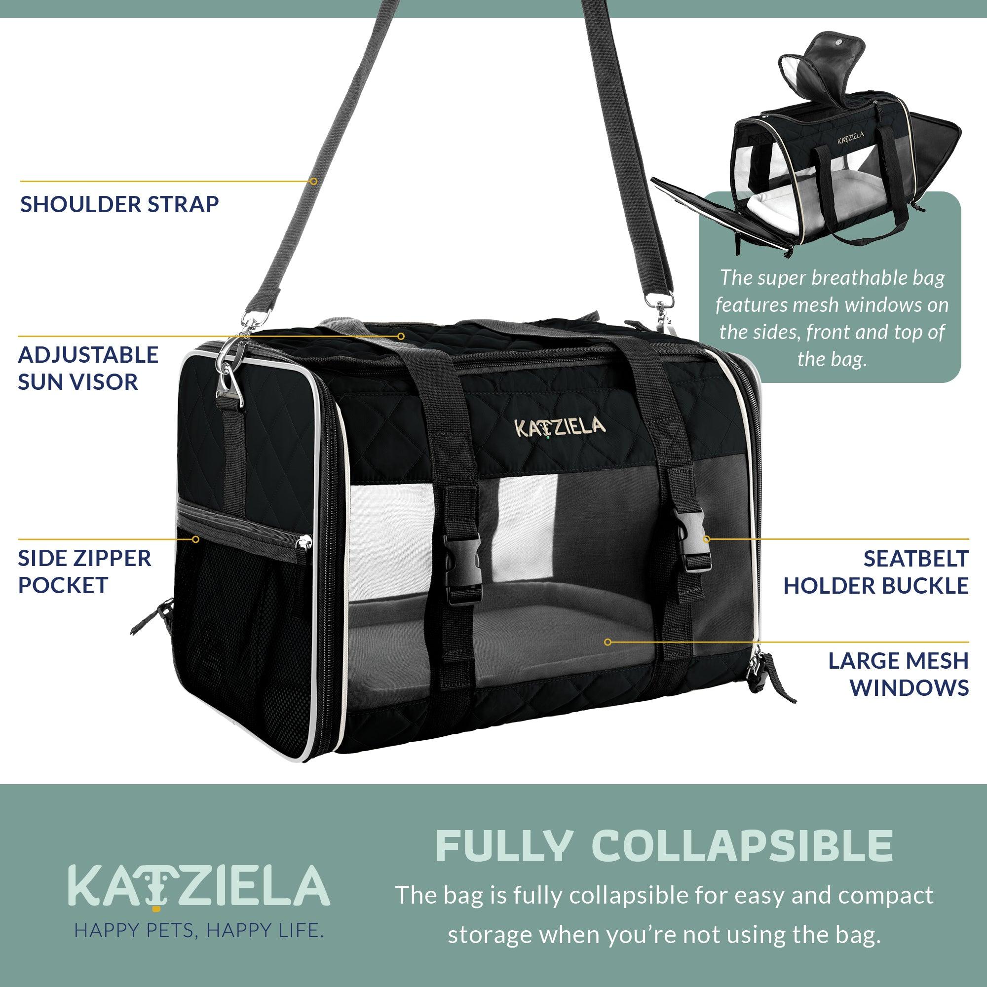 Quilted Companion™ Pet Carrier - Comfortable - Katziela