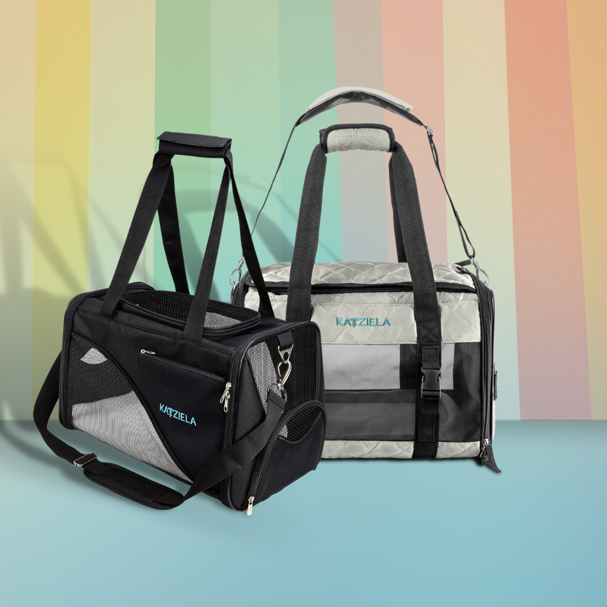 katziela quilted companion pet carrier and safari sleeper dog carrier
