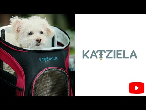 Katziela® Voyager Pet Backpack Carrier features a padded shoulder strap.