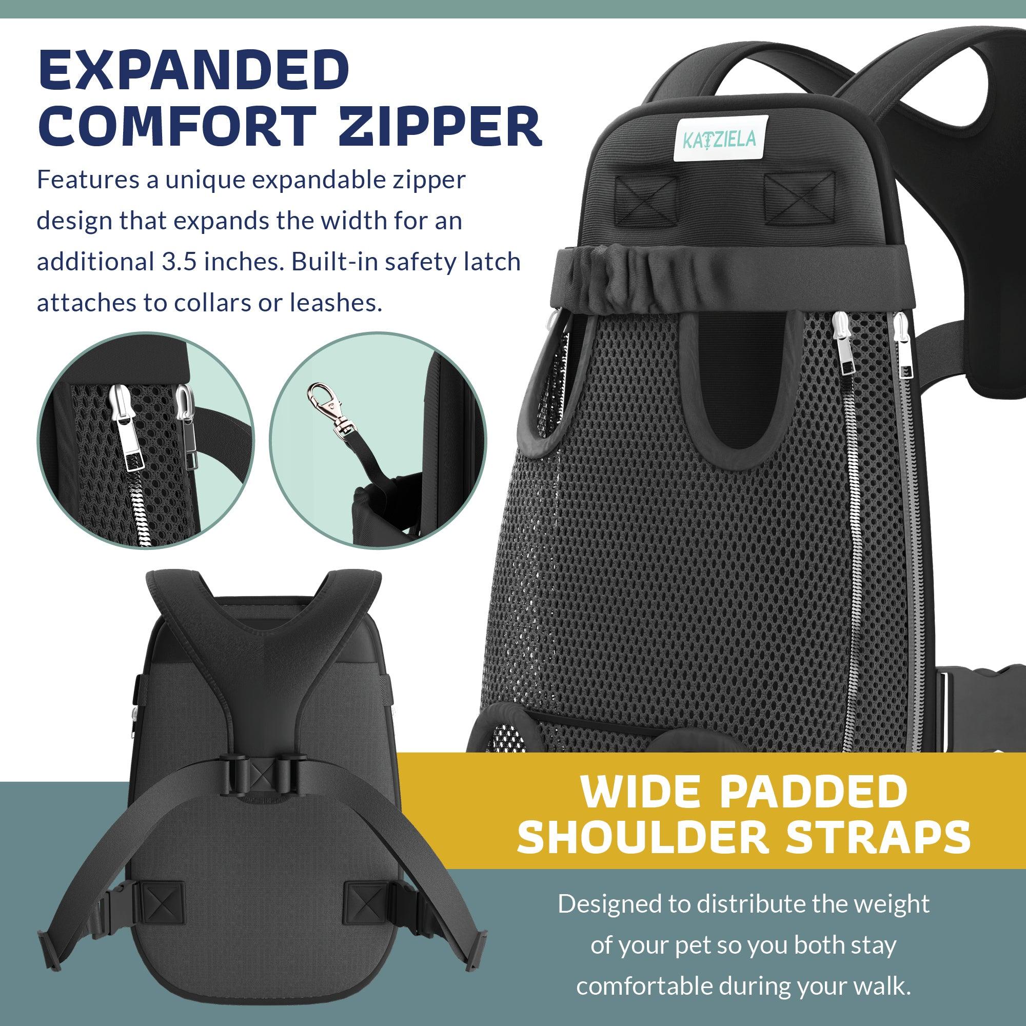 Kangaroo Pouch™ Pet Carrier with Breathable Mesh - Katziela