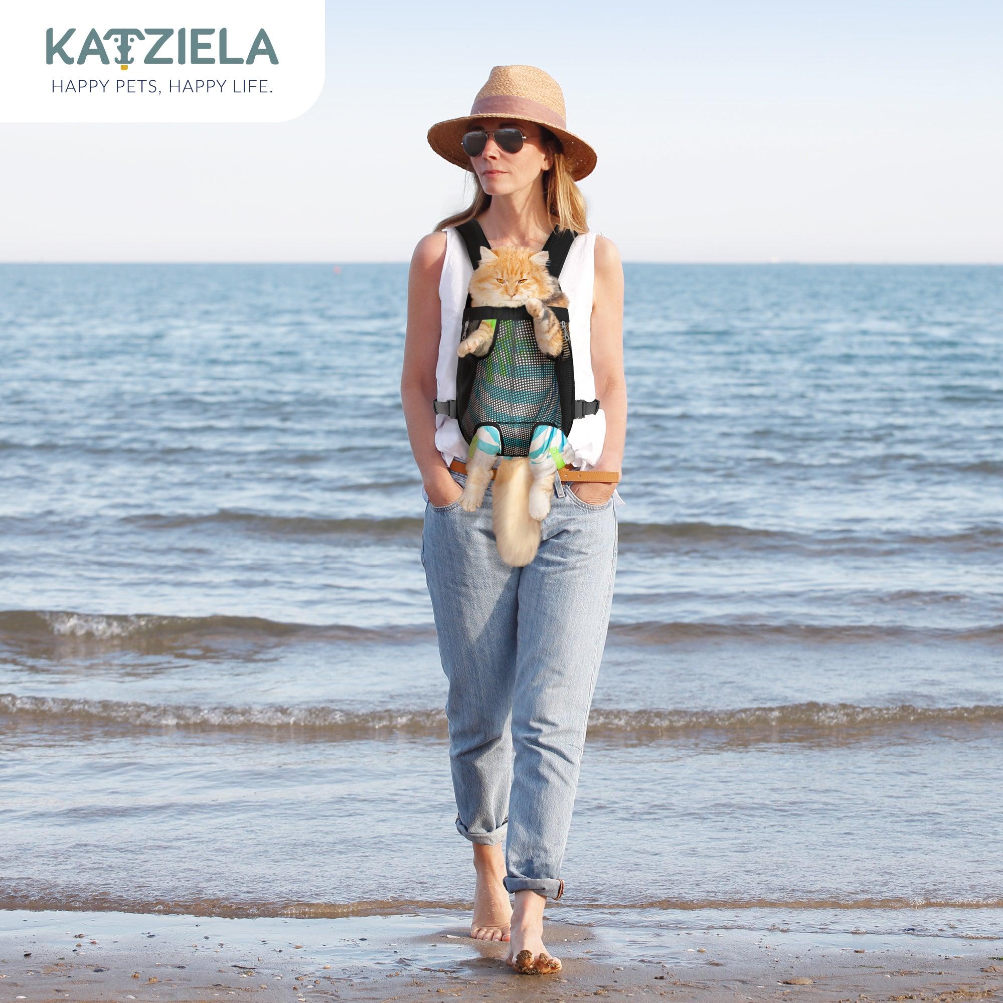 Kangaroo Pouch™ Pet Carrier with Breathable Mesh - Katziela