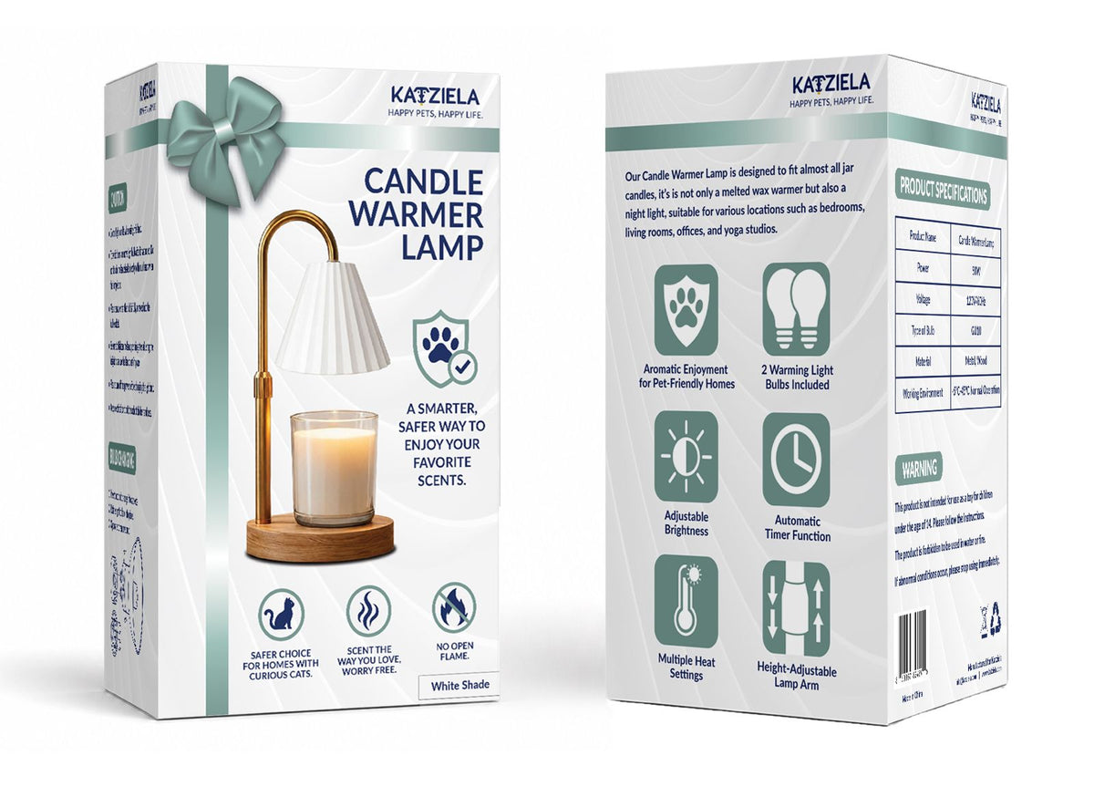 Katziela Pet Friendly Candle Warmer Lamp with Timer