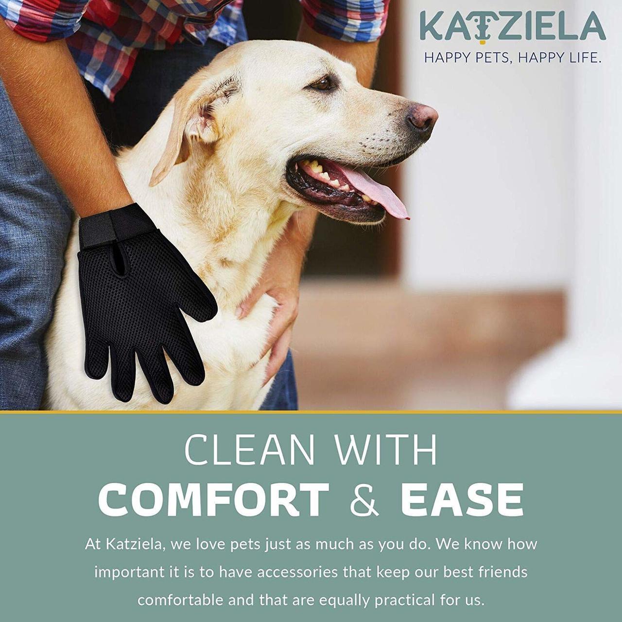 Pet Grooming Gloves, Soft Grooming Glove for Pets, Effective