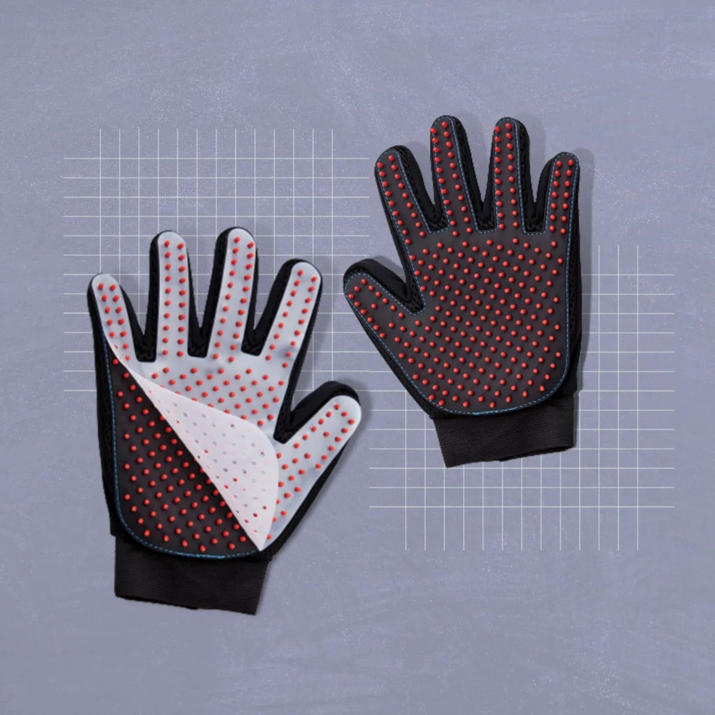 pet grooming gloves
