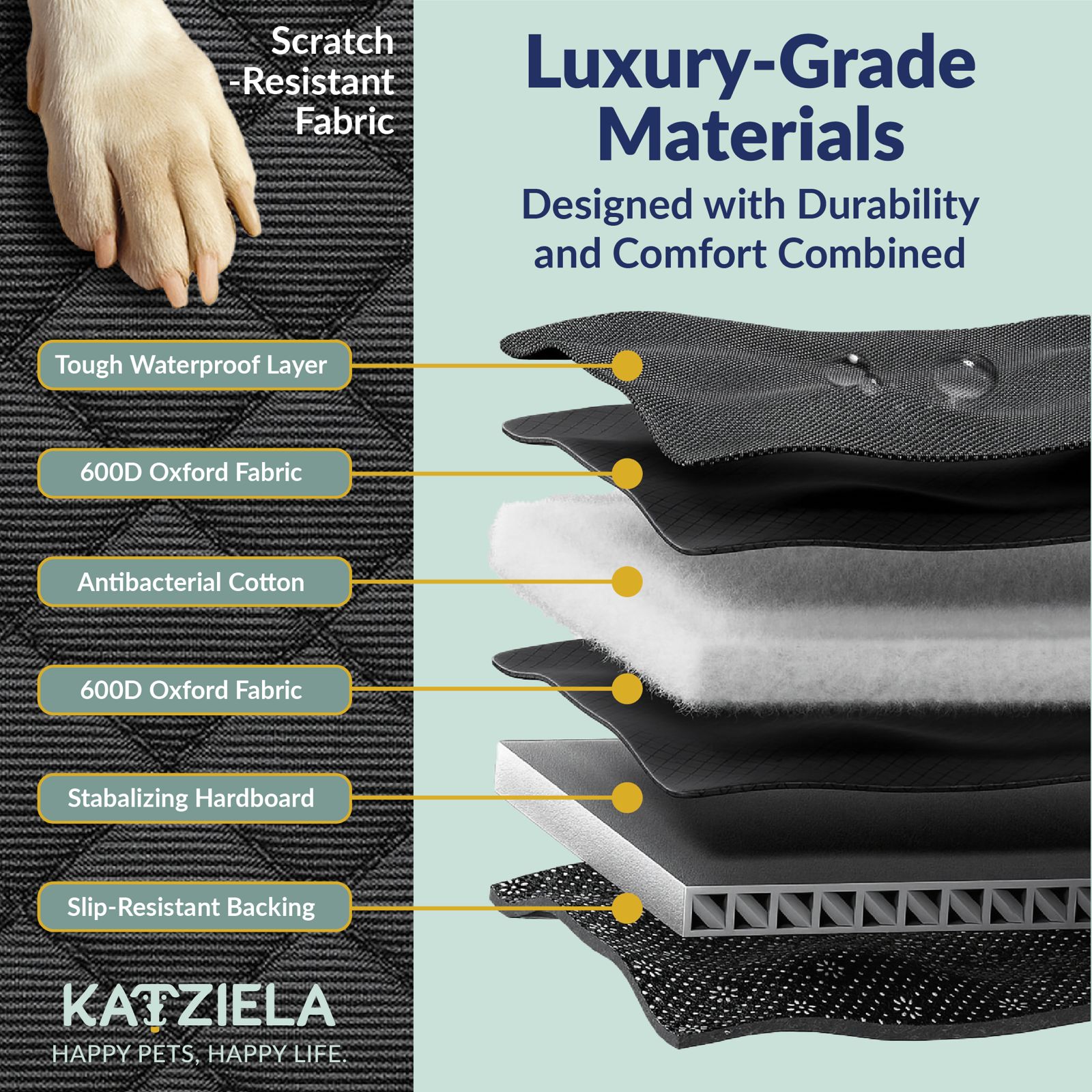 Katziela XL Hammock Car Seat Cover