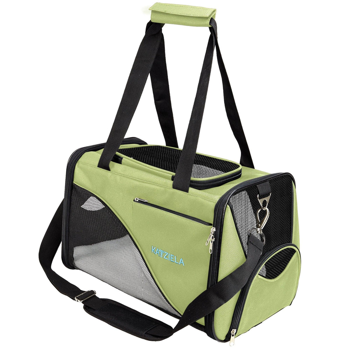 Katziela Kangaroo Pouch Pet Carrier with Breathable Mesh - X-Large