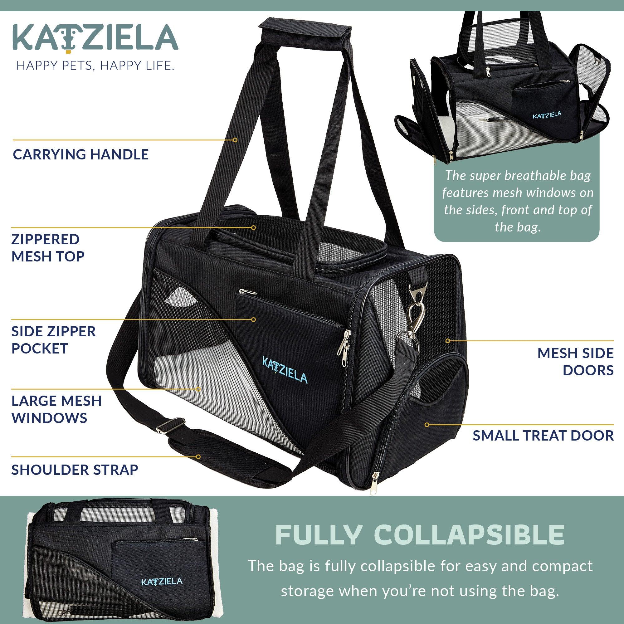 Safari Sleeper™ Pet Carrier - Comfortable - Katziela