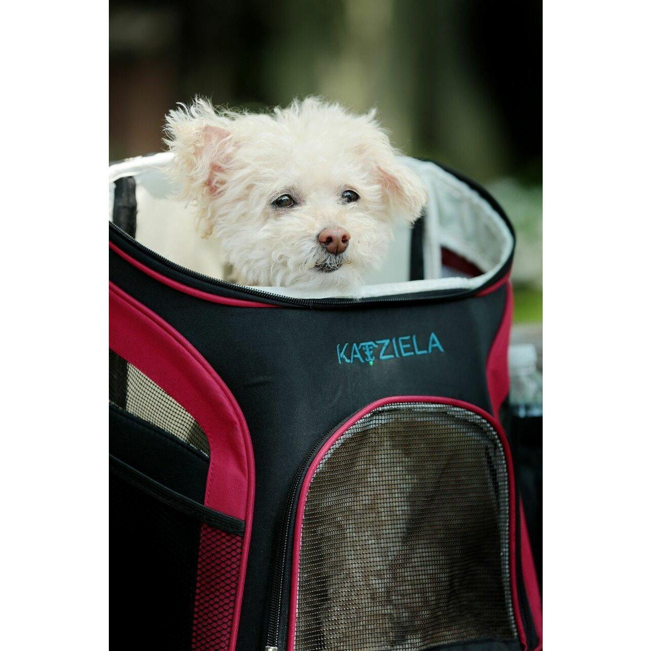Designer Grand Voyager Pet Dog Carrier - White | PupRWear Dog Boutique