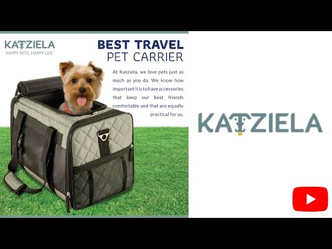 Katziela® Quilted Companion Pet Carrier - Comfortable - Katziela