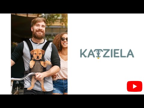 Katziela® Kangaroo Pouch Pet Carrier with Breathable Mesh - Katziela